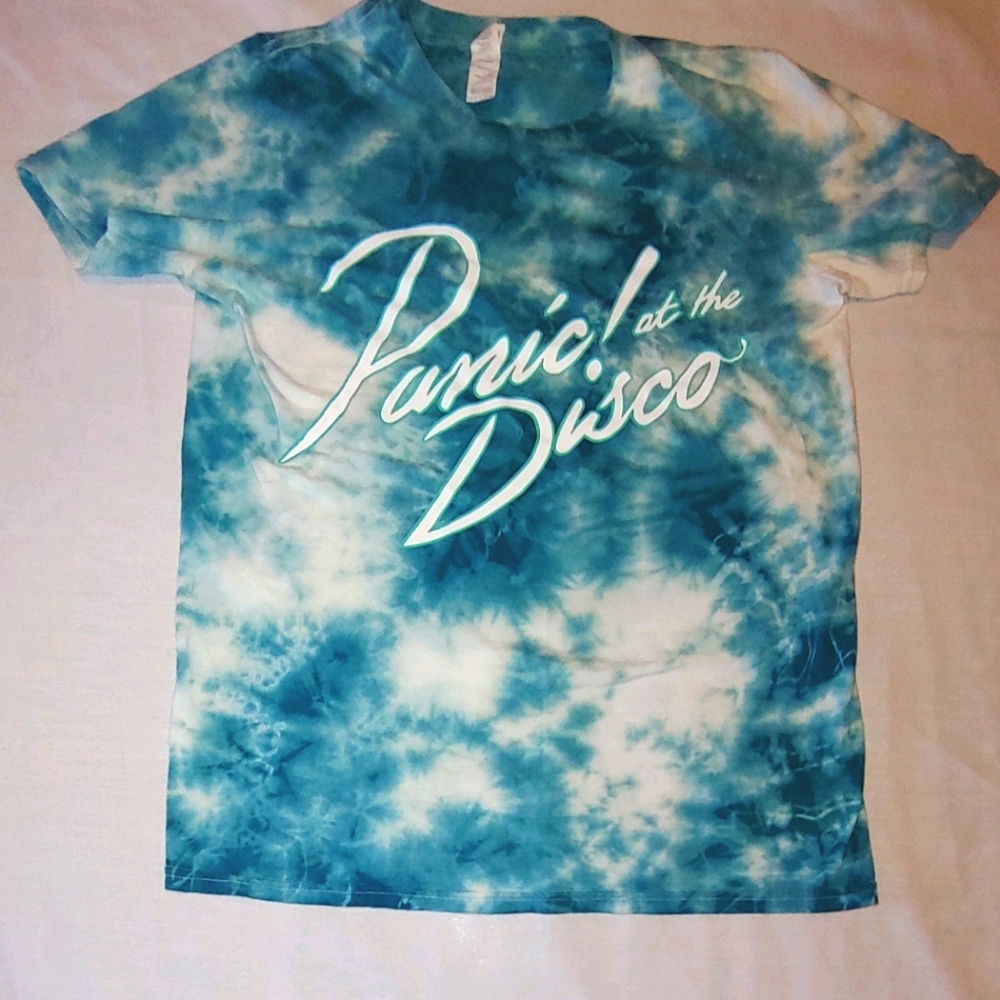 Panic! At The Disco Blue & White Tie Dye Small